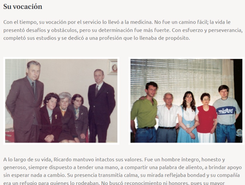 Archivo digital para legado familiar